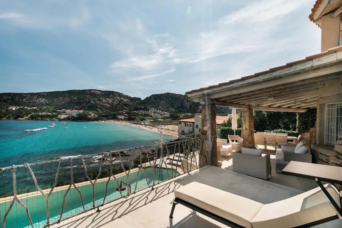 Villa Sul Mare Con Piscina E Jacuzzi Privata Baja Sardinia Eksteriør bilde